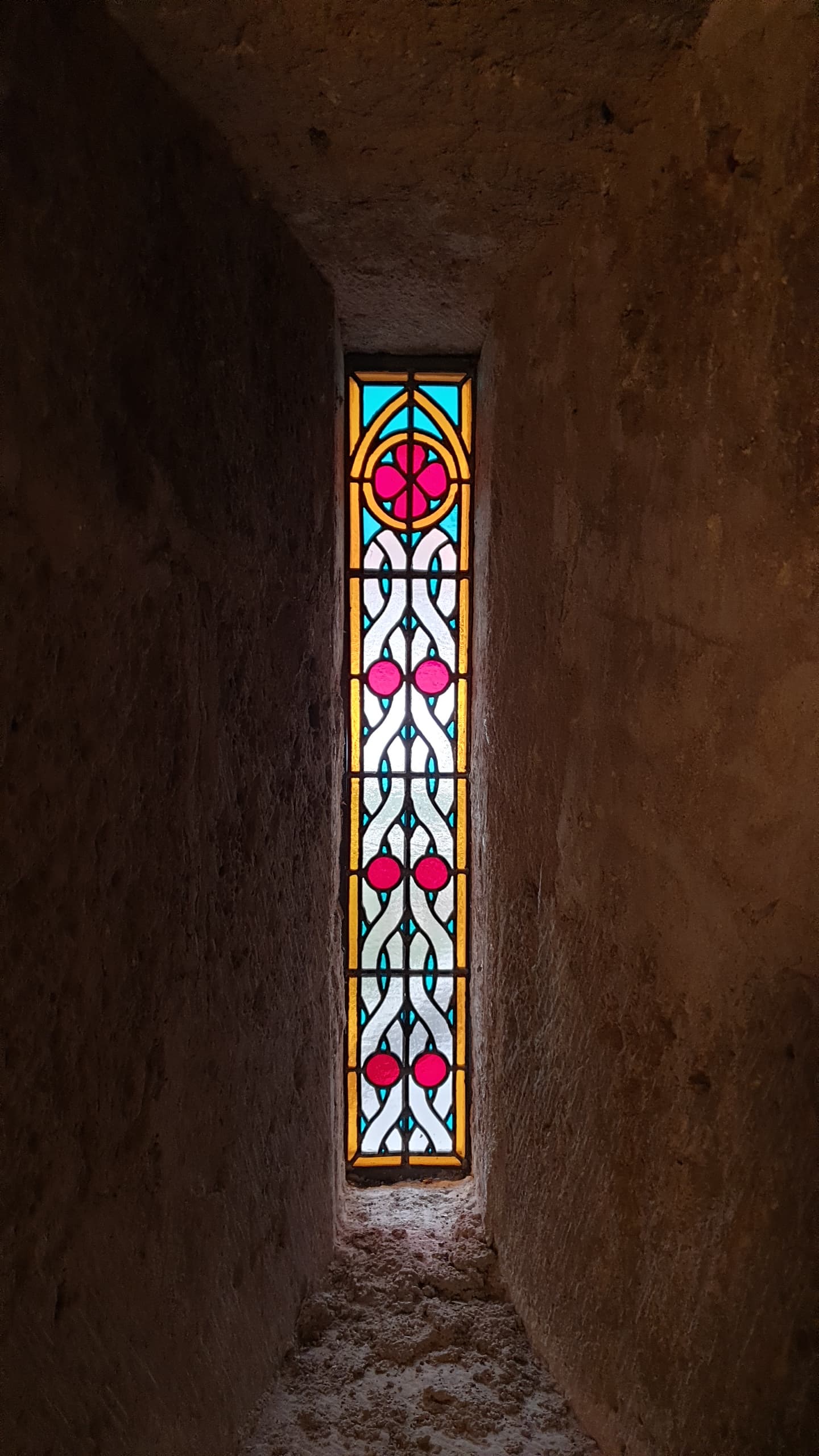 Witraż "Gotycka plecionka"